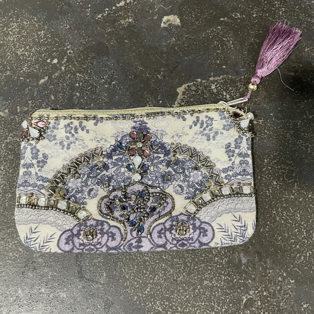 Purple crystal bag